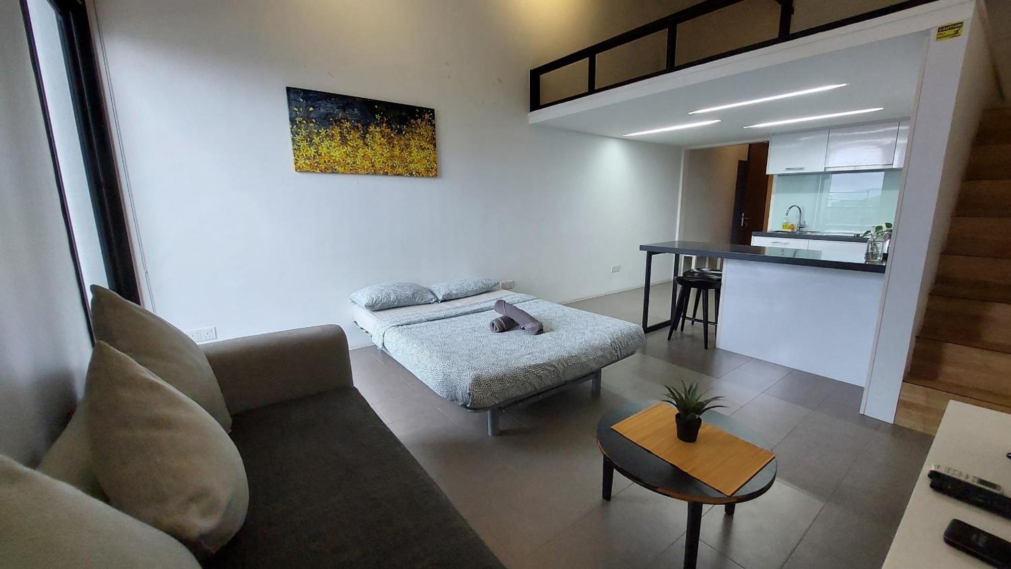 Kl Sentral Loft , Est Bangsar #2, Lrt Lägenhet Kuala Lumpur Exteriör bild